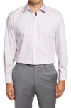 Nordstrom Traditional Fit Solid Non-iron Dress Shirt In Lavender