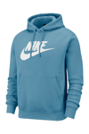 Nike Sportswear Club Fleece Logo Hoodie In 424 Cerlan/cerlan