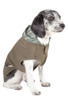 Pet Life Active Pull-rover Sleeveless Hoodie Jacket In Green