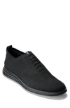 Cole Haan Original Grand Shortwing Oxford In Black/blac