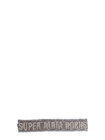 Label K Braided Fabric Bracelet In Grey