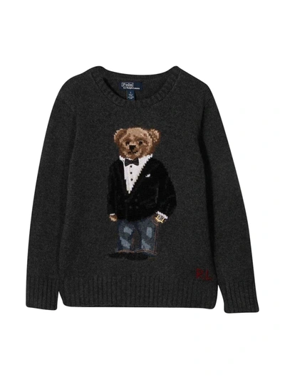 Ralph Lauren Kids' Brown Sweater In Marrone