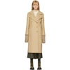 3.1 PHILLIP LIM / フィリップ リム BEIGE DOUBLE-BREASTED LONG COAT