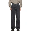 Our Legacy Grey Third Cut Jeans In Supergrey Wash