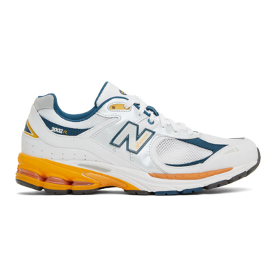 New Balance 2002r "m2002rla" Sneakers In White/blue