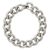 Isabel Marant Links Chunky Chain Collar Necklace In Silver