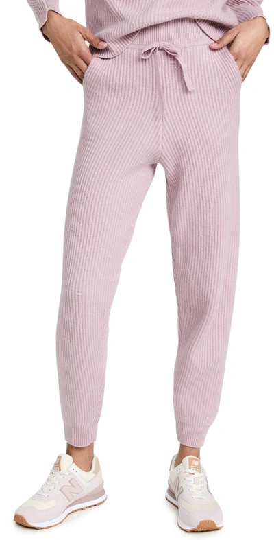 Rag & Bone 罗纹针织长裤 In Pink