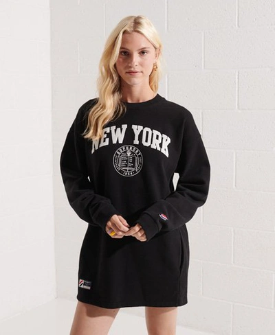 Sweatshirt dress superdry best sale
