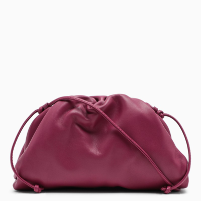 Bottega Veneta Burgundy Mini Pouch Bag In Purple