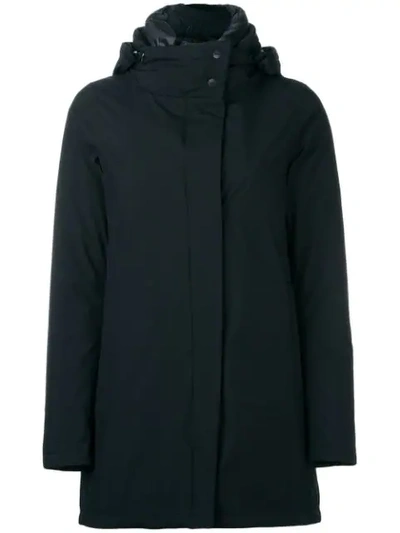 Herno Padded Zipped Coat - Black