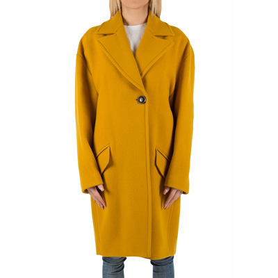 Pinko Coats In Yellow