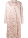 ALEXANDER MCQUEEN BUTTERFLY EMBROIDERED COCOON COAT,443338QHI0111710005