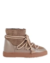 INUIKII CLASSIC SHEARLING-TRIMMED ANKLE BOOTS