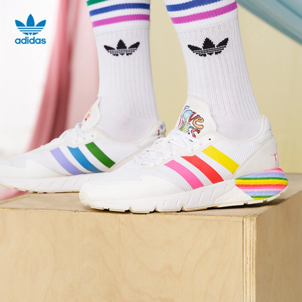 Adidas Originals Adidas阿迪达斯官网三叶草zx 1k Boost Pride男 Adidas Originals Adidas阿迪达斯官网三叶草zx 1k Boost Pride男