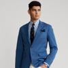 Ralph Lauren Polo Unconstructed Chino Suit Jacket In Federal Blue