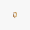 Studs Pearl Huggie In Gold