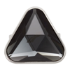 WE11 DONE BLACK CRYSTAL TRIANGLE CUT RING