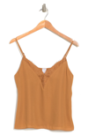 Melrose And Market Lace Cami In Tan Dale