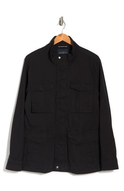 Military Jacket Lucky Brand Utility Jacket Black Lucky Brand Gray