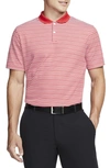 Nike Dri-fit Victory Golf Polo In University Red/ White