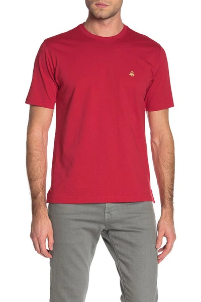 Brooks Brothers Short Sleeve T-shirt In Red
