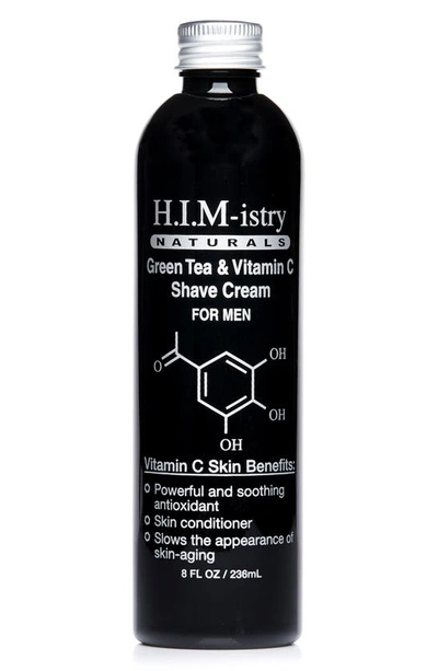 H.i.m.-istry Naturals Green Tea & Vitamin C Shave Cream, 8 oz