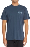 Billabong Arch Fill Graphic Tee In Navy