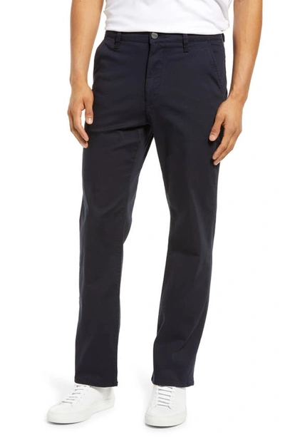 34 Heritage Charisma Flat Front Chinos In Navy Twill
