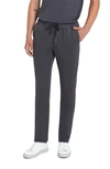 Bugatchi Comfort Drawstring Cotton Pants In Graphite