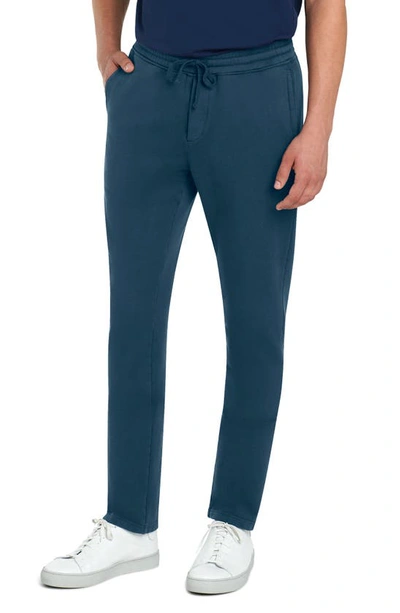 Bugatchi Comfort Drawstring Cotton Pants In Peacock