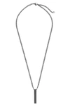BROOK & YORK ENGRAVABLE STAINLESS STEEL NECKLACE,NL12669