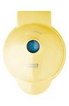 Dash Mini Waffle Maker In Pale Yellow