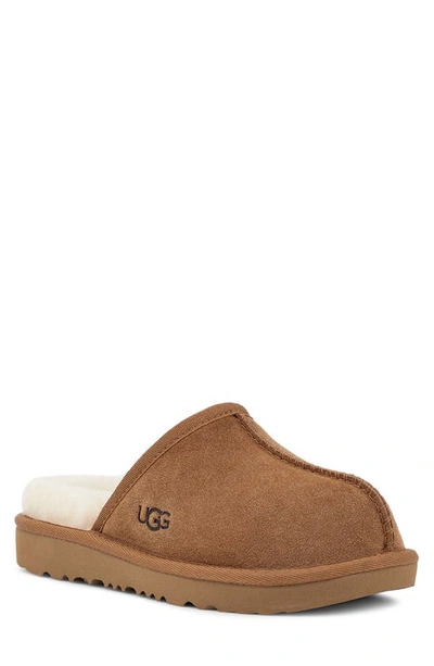 Ugg Kids' Keegan Slide Slipper In Brown