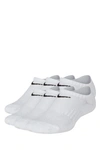 Nike Performance Cushioned No-show Kids' Training Socks (6 Pair) In White/black
