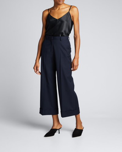 Lafayette 148 Eva Luxe Charmeuse Bias Tank In Nocolor