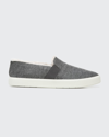 Vince Blair Shearling Slip-on Sneakers In Coastal