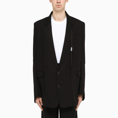 Ann Demeulemeester Black Single-breasted Blazer