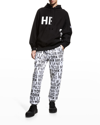 Helmut Lang White All-over Jogger Lounge Pants In White