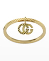 GUCCI 18K YELLOW GOLD RUNNING G RING WITH CHARM,PROD246340178