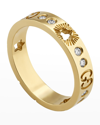 GUCCI ICON STAR AND DIAMOND RING IN YELLOW GOLD,PROD246340201