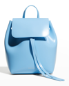 MANSUR GAVRIEL MINI LADY DRAWSTRING LEATHER BACKPACK,PROD246620046