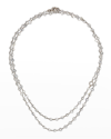 64 FACETS ROSE-CUT AND BRILLIANT-CUT FLOATING DIAMOND NECKLACE, 32"L,PROD236244362