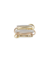 SPINELLI KILCOLLIN LEO BLANC DIAMOND 5-LINK RING,PROD239540030