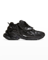 Balenciaga Track Laminated-panels Sneakers In Black