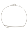 Repossi Serti Sur Vide 18kt White Gold Bracelet With Diamond In White Gold