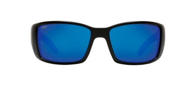 Costa Del Mar Blackfin Bl 11 Obmp Wrap Polarized Sunglasses In Blue