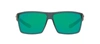 Costa Del Mar Rincon Rin 156 Ogmglp Flat Top Polarized Sunglasses In Green