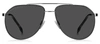 Hugo Boss 1326/s Ir 031z Aviator Sunglasses In Grey