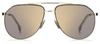 Hugo Boss Boss 1326/s Ue 0j5g Aviator Sunglasses In Silver