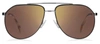 Hugo Boss Boss 1326/s Vp 06c5 Aviator Sunglasses In Gold